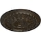 Ekena Millwork Oslo Ceiling Medallion (Fits Canopies up to 7 5/8"), 38 3/8"OD x 2 7/8"P, Stone Hearth Crackle CM38OSSHC - alternate 4